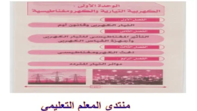 كتاب المرشد فيزياء الصف الثالث الثانوي 2025