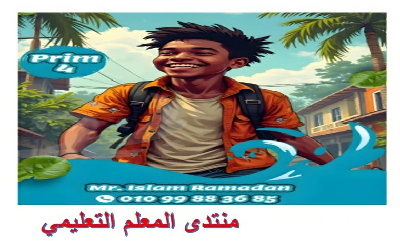 المراجعة النهائية انجليزي للصف الرابع الابتدائي الترم الاول 2026