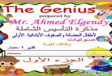 مذكرات تأسيس اللغة الإنجليزية للمرحلة الابتدائية