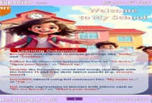 مذكرة اللغة الإنجليزية الصف الأول الابتدائي الترم الأول 2027 PDF (كاملة)
