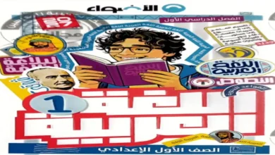 تحميل كتاب الأضواء عربي الصف الأول الإعدادي الترم الأول 2027